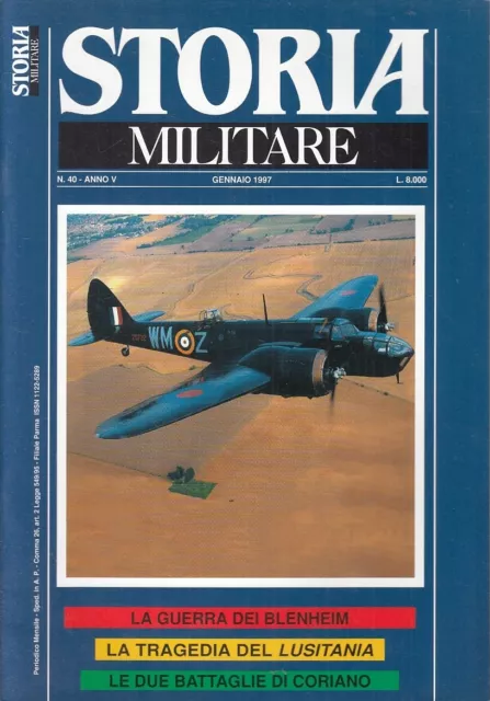 Lm- Rivista Storia Militare N.40 Guerra Blenheim - Albertelli - 1997 - S - Yfs37