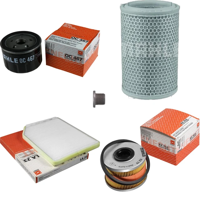 MAHLE / KNECHT Set Pacchetto Filtri Filtro Carburante KC 18 Filtro