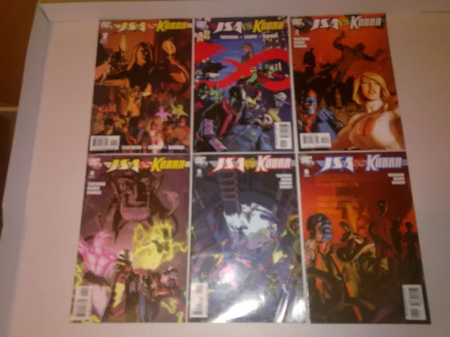 DC Comics JSA Versus Kobra #1 to 6 Complete Mini Series