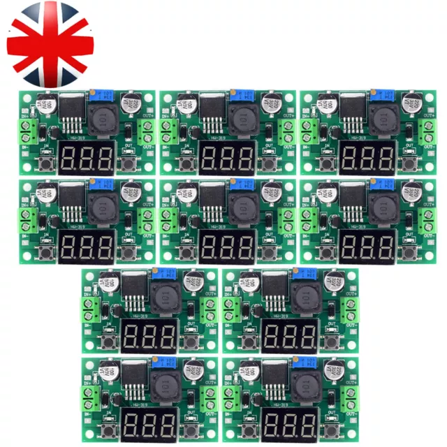 LM2596S DC-DC Buck Converter Step Down Adjustable Power Module w/Digital Display