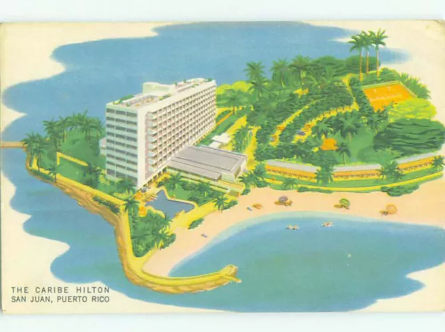 Pre-1980 HILTON HOTEL San Juan Puerto Rico PR : make an offer HQ5606