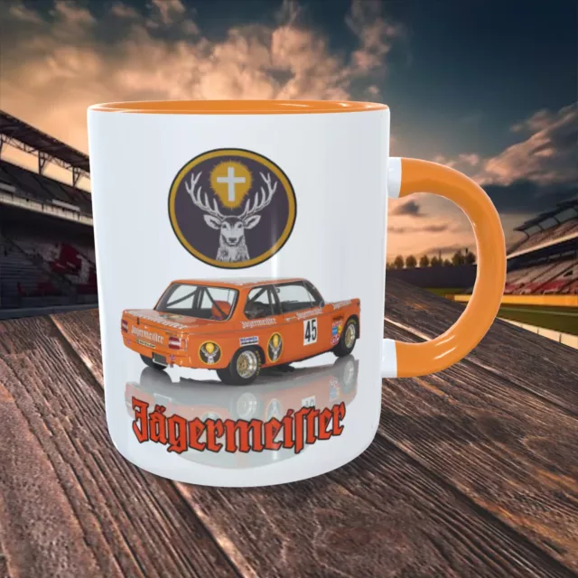 BMW 2002 Turbo  JÄGERMEISTER Racing  / M-Power. Tasse, Becher, Geschenk