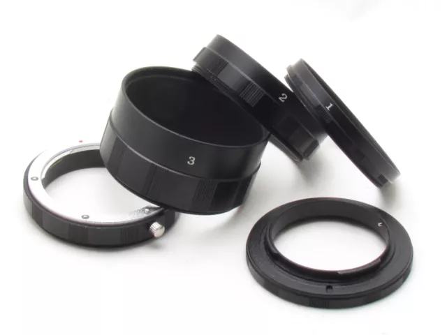 Olympus Macro Extension Tube Ring OM 4/3 Mount EVOLT E-600 450 620 520 400 Lumix 3