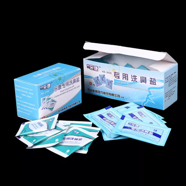 1 caja limpiador de sal mezcla de lavado nasal rinitis alérgica sinusitis cavidad nariz Ri-DS