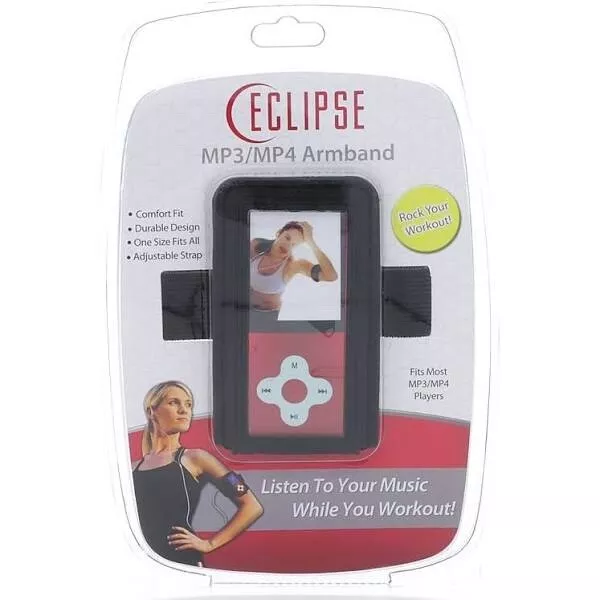 ECLIPSE ARMBAND WORKOUT FITS MOST of  MP3/MP4  Players. Black NEW 2