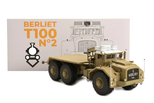 BERLIET T100 TRANS SAHARIEN plateau PETROLIER 6X6 N° 2 NOREV 690031 - 1