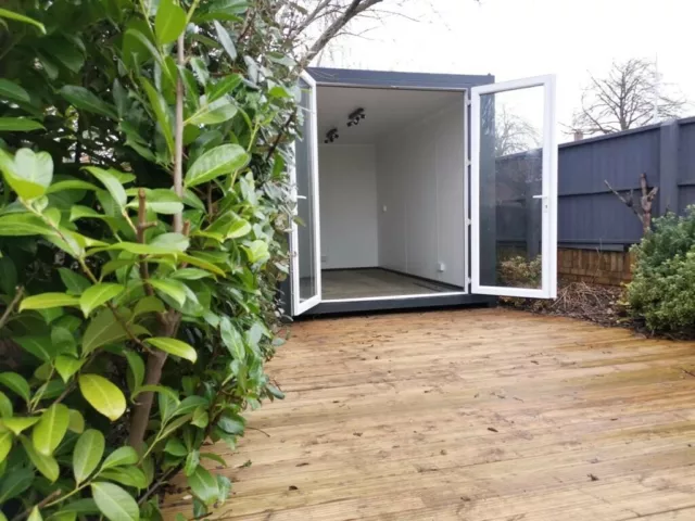 14ft x 8ft - Shipping Container Garden Office/Beauty/Hair Salon - Glasgow