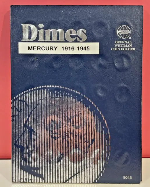 1908 to 1945 Whitman Mercury Dimes Coin Book READ DESCRIPTION
