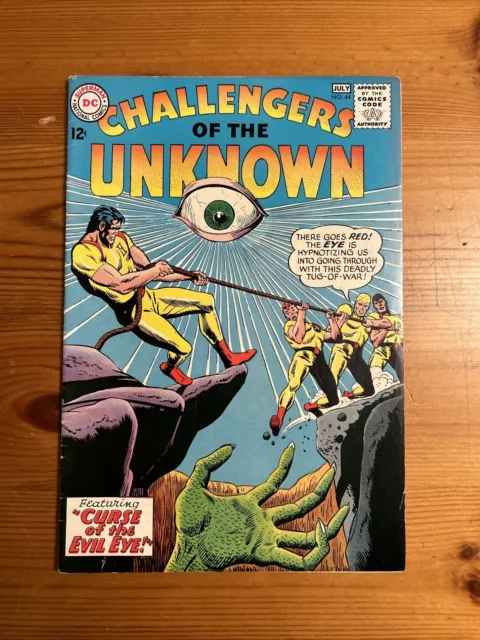 CHALLENGERS OF THE UNKNOWN #44 DC National Comics - July 1965 VINTAGE