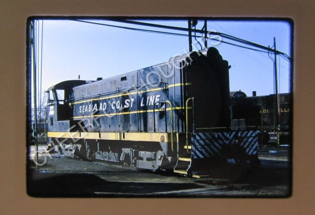 Original '70 Kodachrome Slide SCL Seaboard Coast Line 91 1st Jacksonville  38Y42