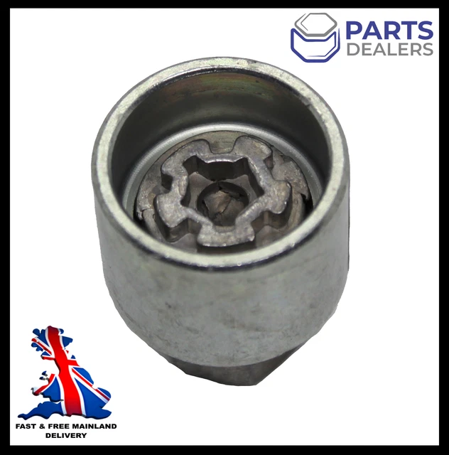 GENUINE SKODA VW SEAT AUDI LOCKING WHEEL NUT BOLT KEY HEX 17mm CODE