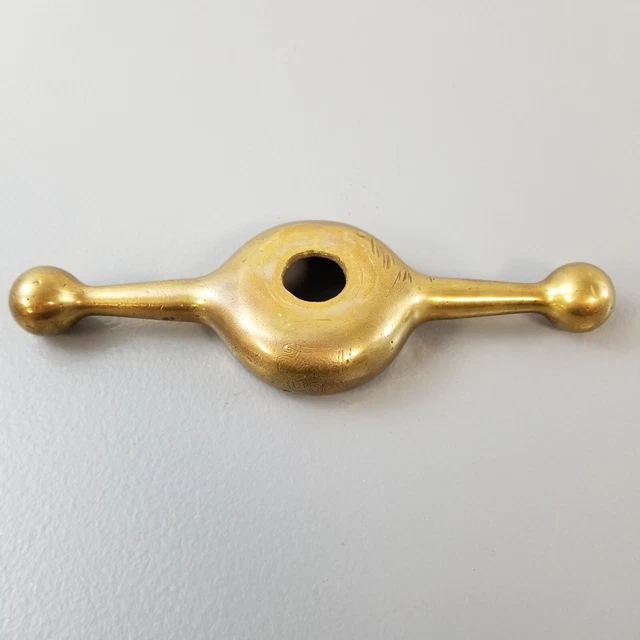 ANTIQUE 1910S 1920S Ford Script Boyce Motometer Brass Dog Bone Base ...