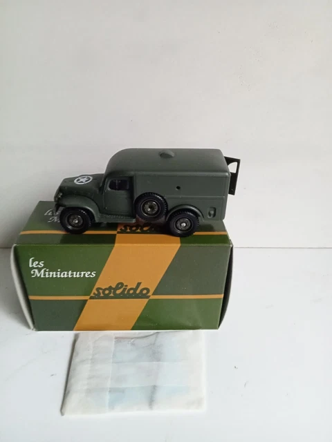 Modèle Réduit Solido Dodge WC 54 Signal Corps Radio - Échelle 1:50 - Militaire Avec Décalcomanies - Occasion