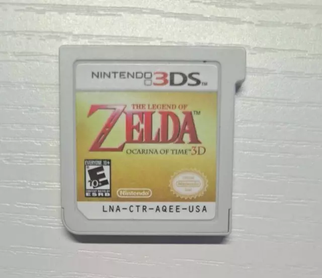 The Legend of Zelda: Ocarina of Time 3D (Nintendo 3DS, 2011) Cart Only Tested