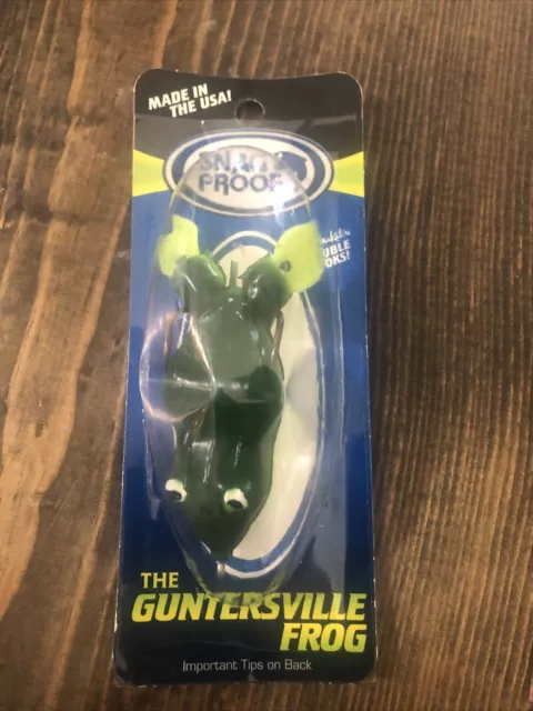 discontinued snag proof guntersville frog topwater fishing Wild Bullfrog