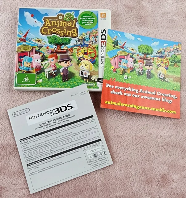 ANIMAL CROSSING: NEW Leaf - for Nintendo 3DS/2DS ***CASE ONLY*** No Game  $10.77 - PicClick AU