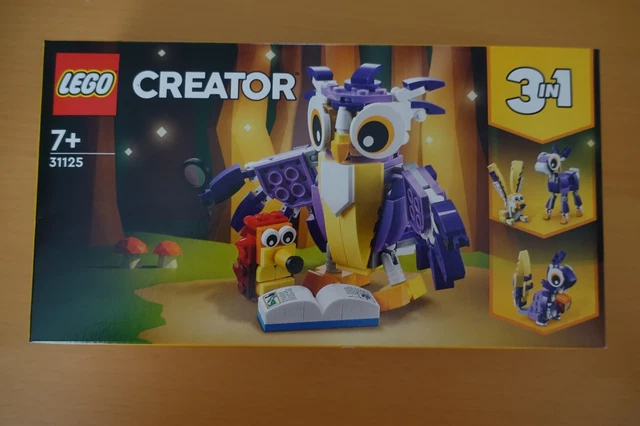 LEGO CREATOR: FANTASY Forest Creatures (31125) 3in1 Age 7+ Brand New £8