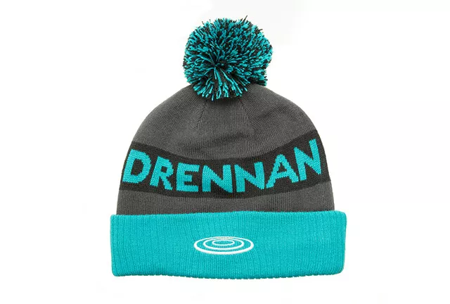 Drennan Aqua / Black Bobble Hat - Fishing Wear