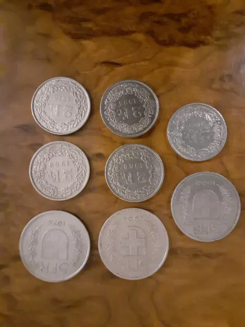 Lot De Pièces De Monnaie Suisse