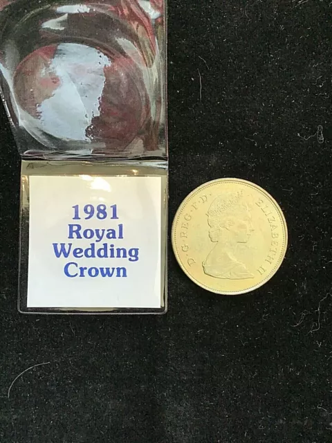 1981 Moneda de la Boda Real del Reino Unido Charles y Di EN BOLSA UNC