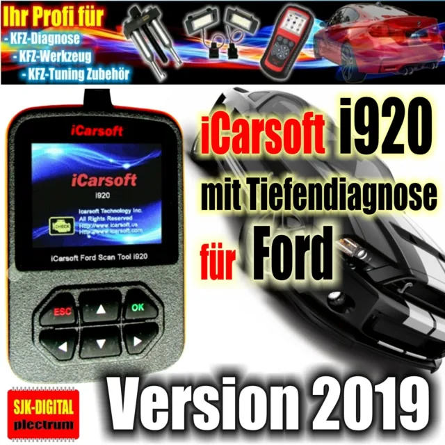 OBD2 iCarsoft FD V1.0 Diagnosegerät für fast alle Ford Fahrzeuge PKW Transporter