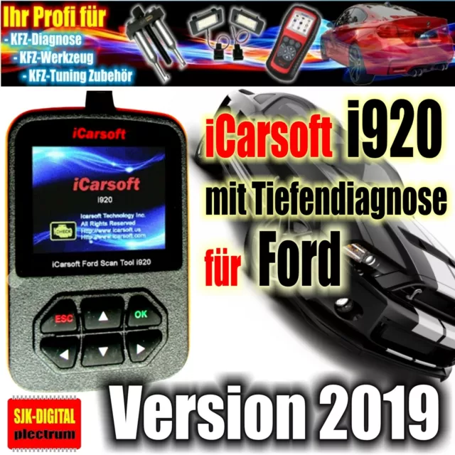 iCarsoft i920 FD V1.0 für Ford OBD2 Diagnosegerät Focus Galaxy Mondeo KA Fiesta