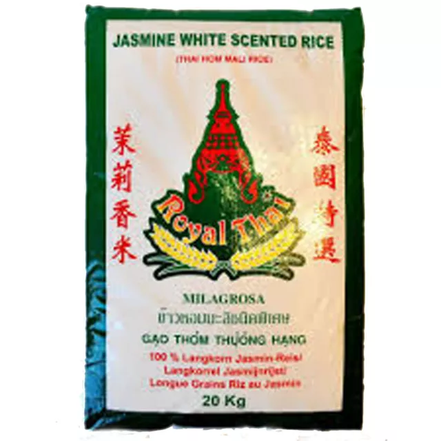 20 Kg Royal Thai Jasminreis Longkorn Duftreis Milagrossa Jasmine Rice Thailand