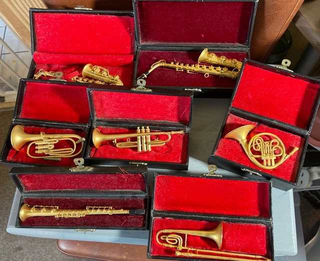 JOB LOT MINIATURE Dolls House Musical Instruments £30.00 PicClick UK