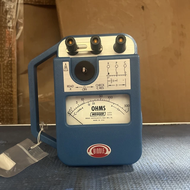 Biddle Megger Earth Tester Untested