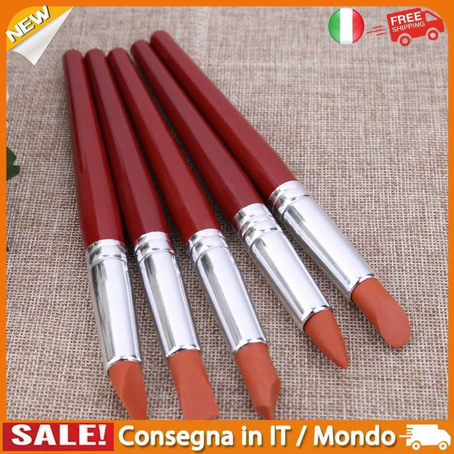 IT 5 Pcs Pottery Clay Sculpture Carving Tools Art Craft Supplies Size L