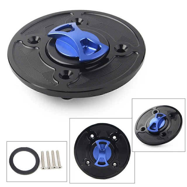 Xitomer 4 Holes Gas Tank Cap, Fit For Ninja400 2018 2019 2020