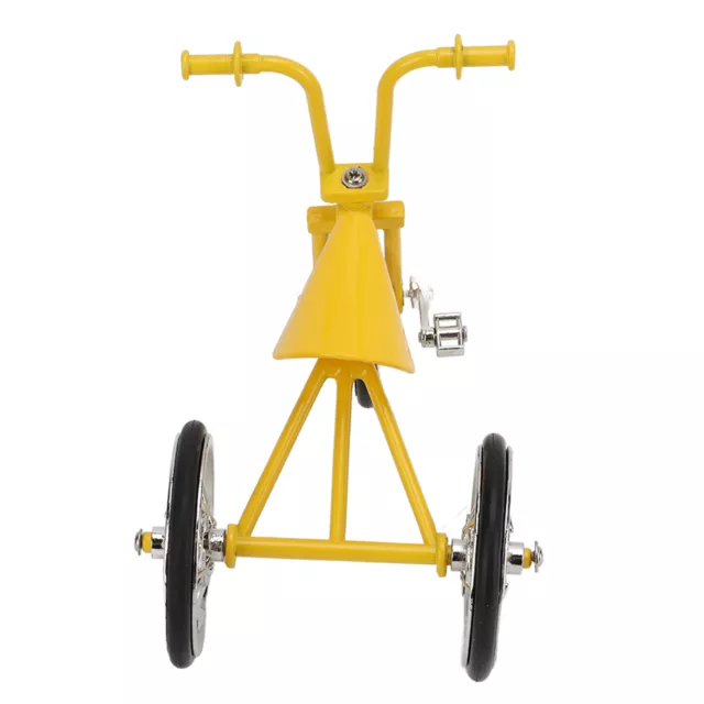 Dreirad-Spielzeug-Ornament Hübsches Dreirad-Modell Abnehmbarer Lber Zubehör ⊹