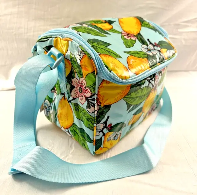 Vera Bradley Lunch Cooler Insulated Bag Lemon Grove Travel Stay Cooler *Retired* 3