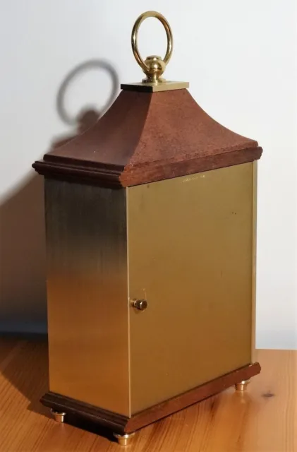 Junghans Astra Hochwertige elektromechanische Tisch Uhr Quartz  1960er 3