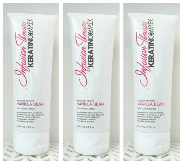 3 Keratin Complex INFUSION THERAPY Vanilla Bean DEEP CONDITIONER 7 oz Each (772)