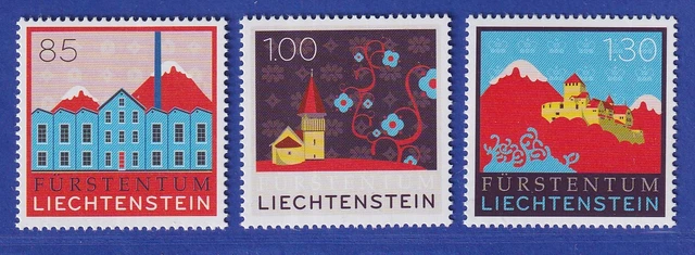 Liechtenstein 2008 Freimarken Die Marke Lichtenstein Mi.-Nr. 1475-77 **