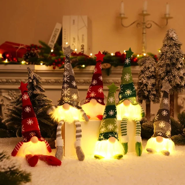 Glowing Christmas Gnome 3 VARIATIONS Home Decoration Night Light
