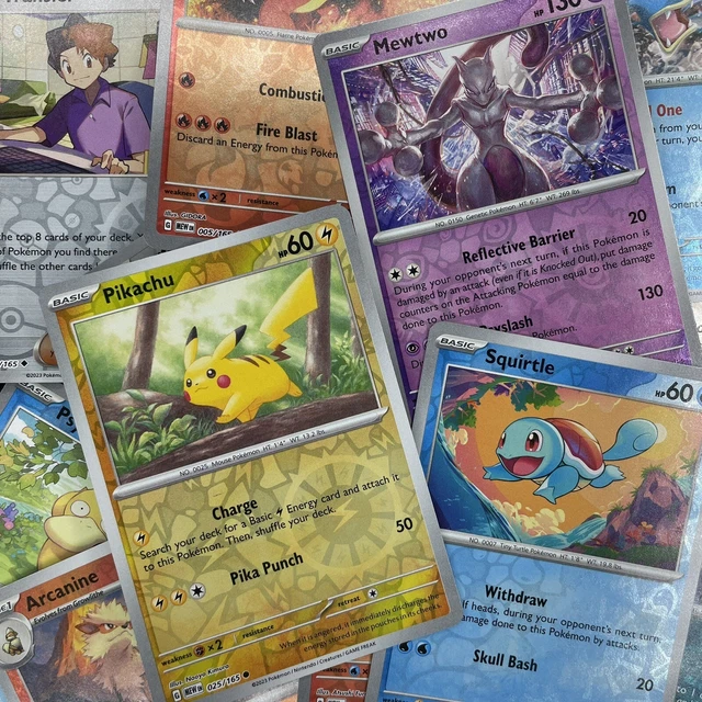 Reverse Holos - Scarlet & Violet 151 - Select your own