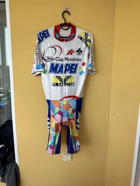 Vintage Colnago Mapei New old stock Bibshorts 1990s Master C40