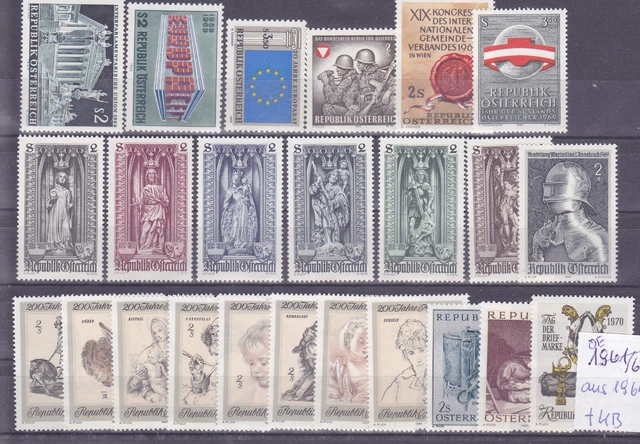 Österreich  Lot aus dem Jahr 1969 postfrisch siehe  Scan