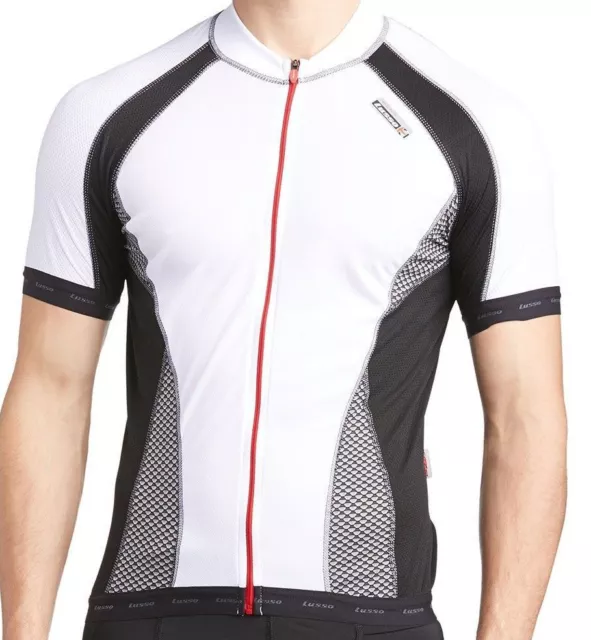 CLEARANCE NO RETURNS Lusso Coolite Men Short Sleeve Cycling Jersey S RRP £34.99