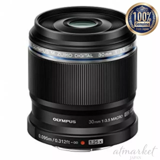 OLYMPUS Micro Four Thirds Lens  M.ZUIKO DIGITAL ED 30mm F3.5 Macro V312040BU000