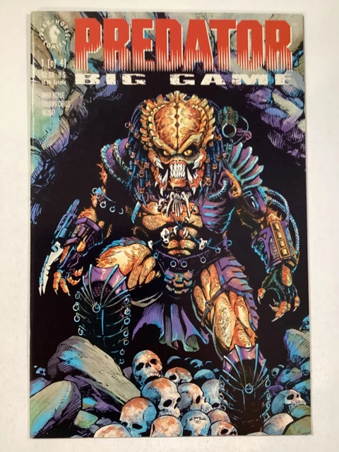 PREDATOR BIG GAME (1991) #1 VF/NM 9.0 🥇1st PREMIERE ISSUE🥇UNREAD! DARK HORSE!!