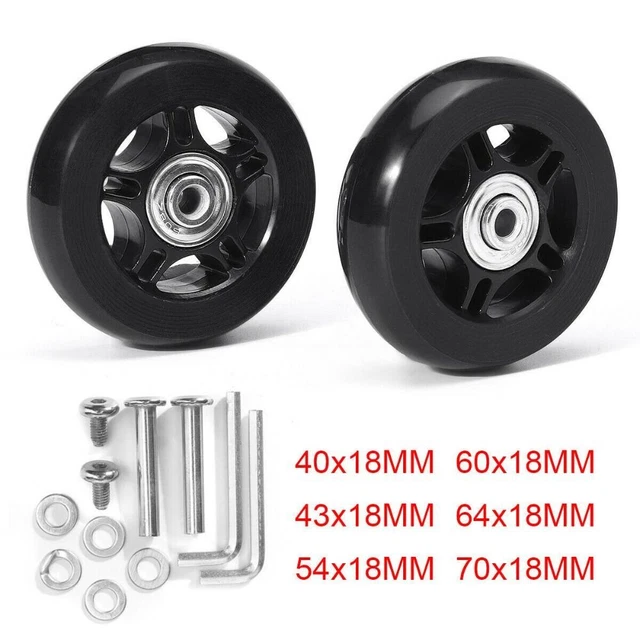 Travel Luggage Wheels Axles Repair Kit With Screw Suitcase Parts Axles