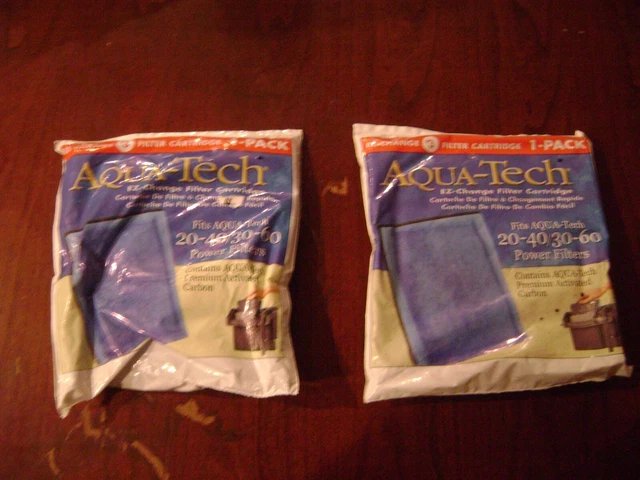 Aqua-Tech EZ-Change Aquarium Filter #3 Cartridge For 20-40/30-60 Filters 2-Pack
