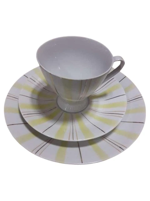 Cubierta de colección de porcelana a rayas