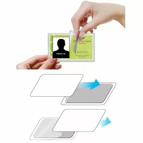 Self Laminating ID Card Adhesive Laminating Pouches Sheets (65x95mm) 300/460 Mic