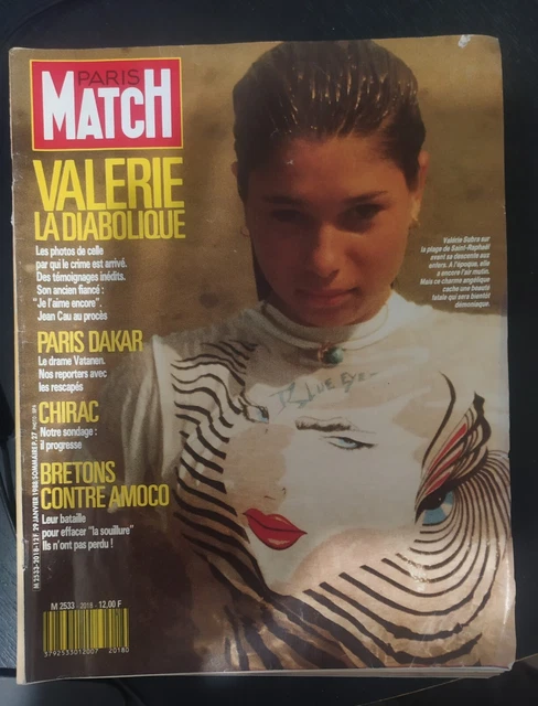 Magazine Paris Match Valerie La Diabolique