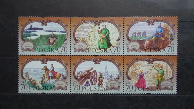Polen 1999 / Kat. Fischer Nr. 3607 - 3612 aus BlockKomplet / Postfrisch / MNH