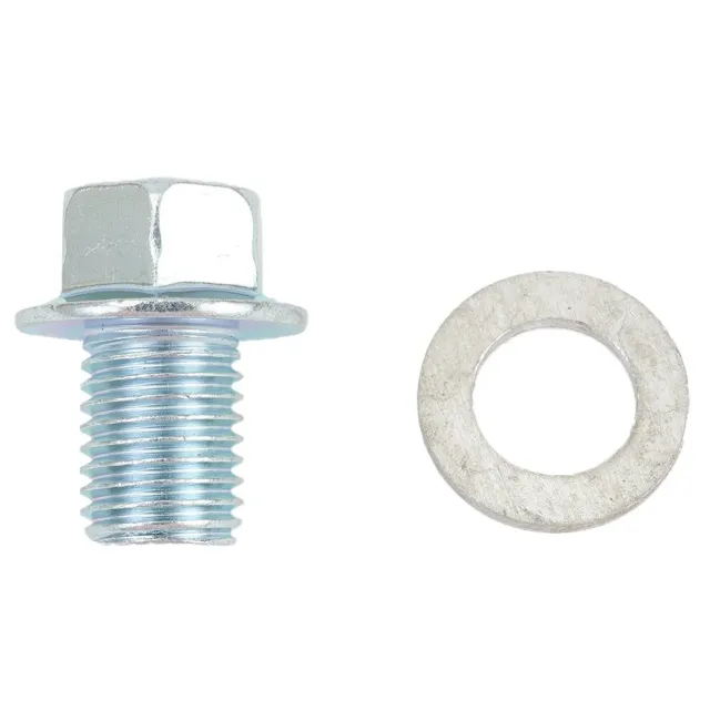 Durable Bolt Magnetic Plug White Zinc 1pcs 90030-415-000 90083-ML7-003